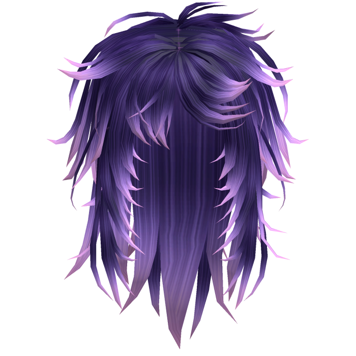 Vkei Long Messy Razor Cut Hair (Galaxy Purple)