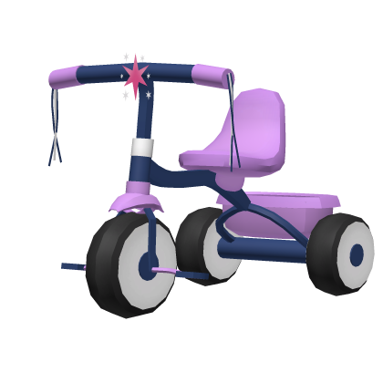 . ‿ ♡ cute twilight sparkle pony bike ⊹ . ୨୧ Roblox item