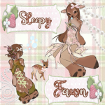 sleepy fawn