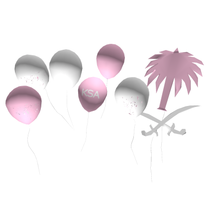 Pink Saudi Balloons Arab