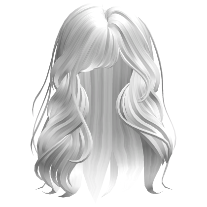 Long Soft Wave Hair - White
