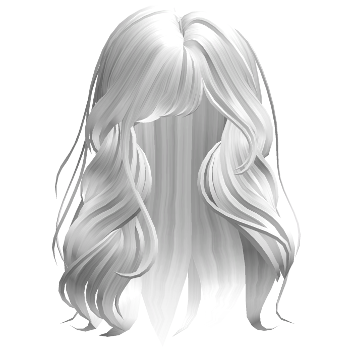 Long Soft Wave Hair - White