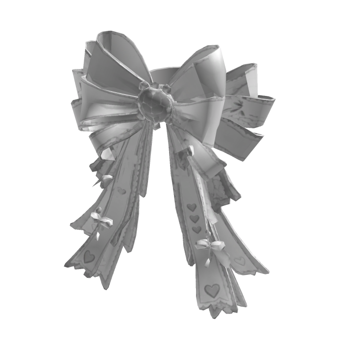 Sweet Coquette Bow White (For Korblox)