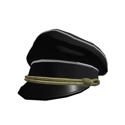 Black Authority Cap (Gold) Roblox item
