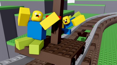 Wacky Rails [2 Player Cart Ride]