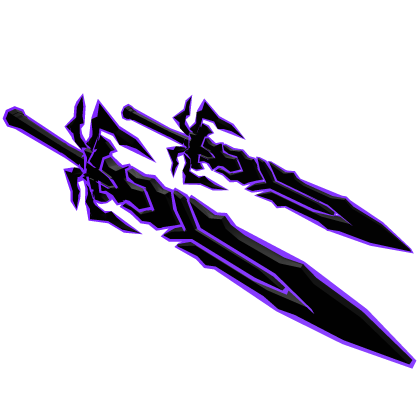 Dual Purple Demon Void Sword
