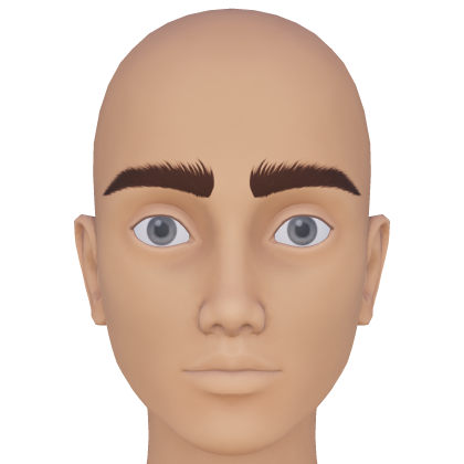 Thick Manly Brown Eyebrows
