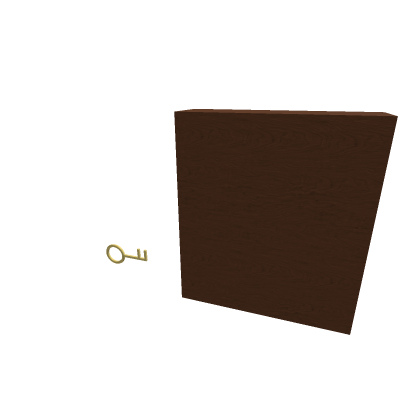 Locked door with key
