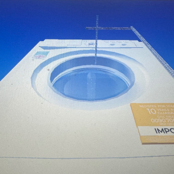 DESTROY A BIG BIG INDESIT WASHING MACHINE 