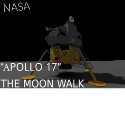 The moon landing