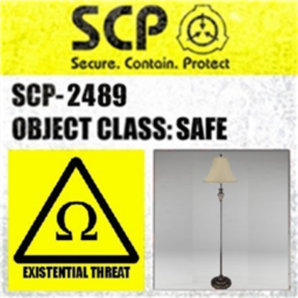 SCP-2489 sign Roblox decal