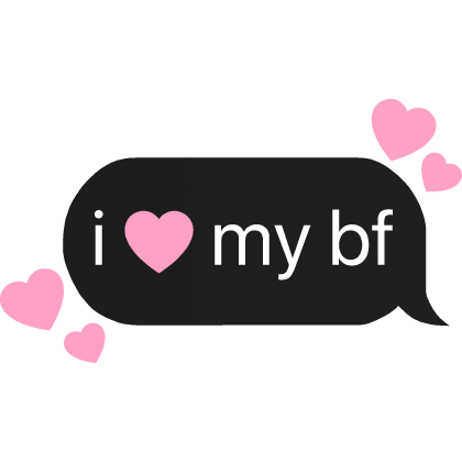 I 🩷 my bf Roblox item
