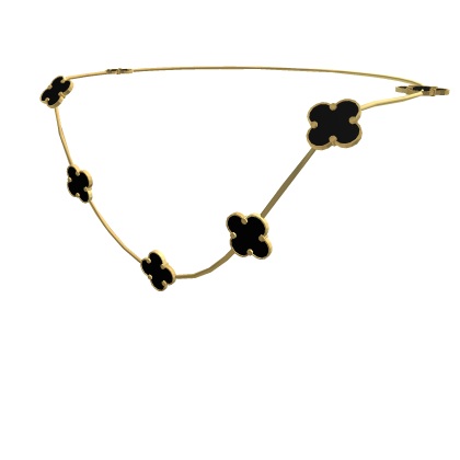 Multiple Clover Necklace Blue (1.0) thumbnail