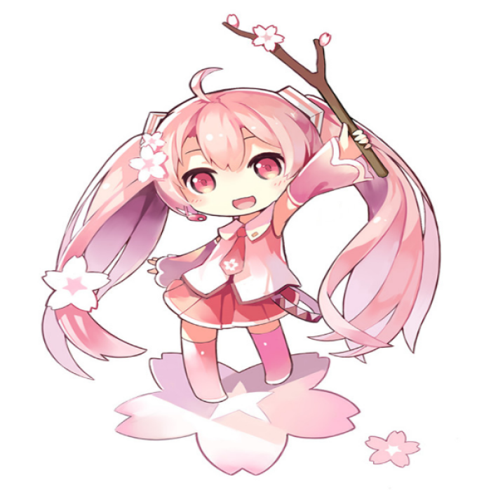 pink chibi Roblox decal