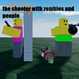 the shooter with zombies & people