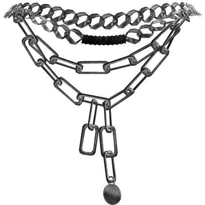 Brutalist Silver Chain Necklace