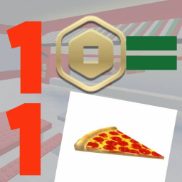 1 R$ = 1 Pizza Slice!