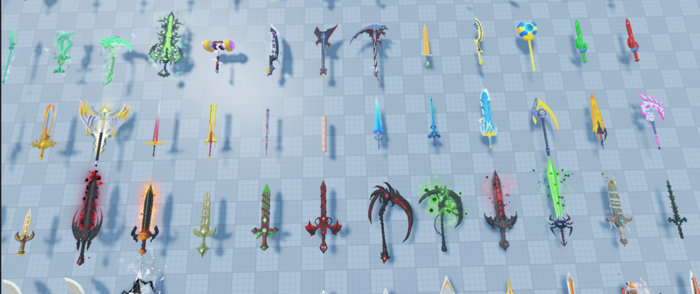 [ 380 ] Sword Weapons Pack | Trails Effects | RPG preview 3