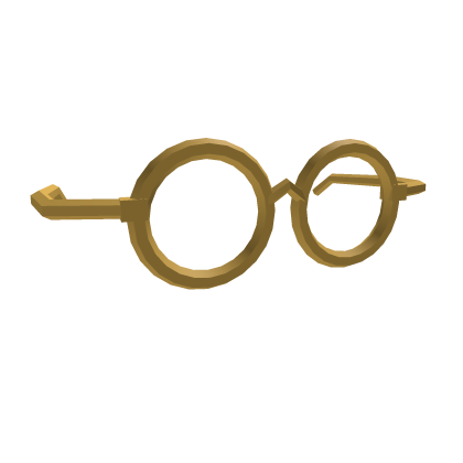 Vintage Round Gold Glasses