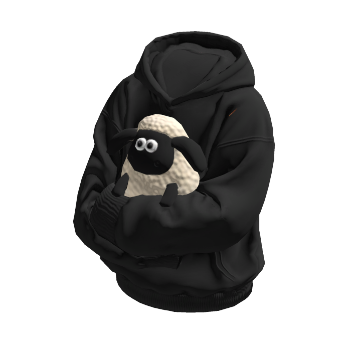 Cute Sheep Lamb Holdable Huggable Sweater Hoodie
