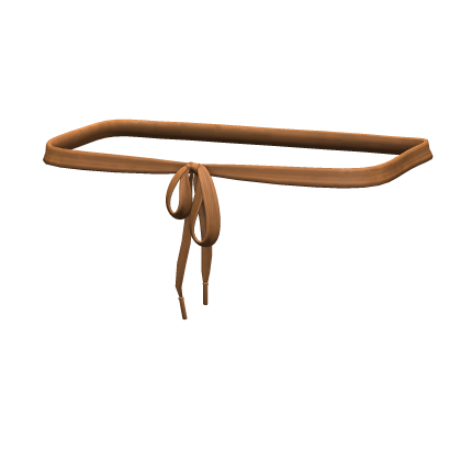 -',ৎ Orange Thrifted Shoelace Belt (1.0)
