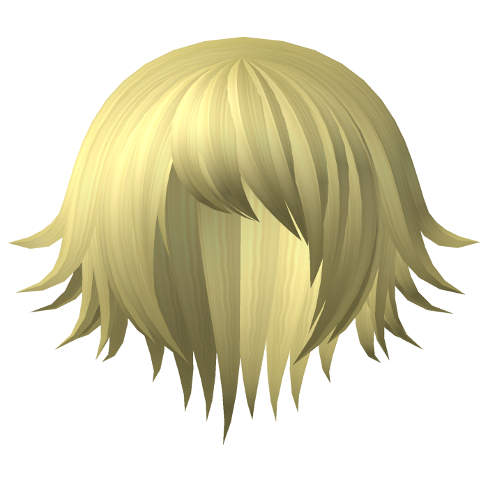 goth vampire bob hair light yellow