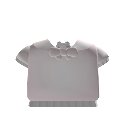 cute kawaii tween pink kitty uniform top Roblox item