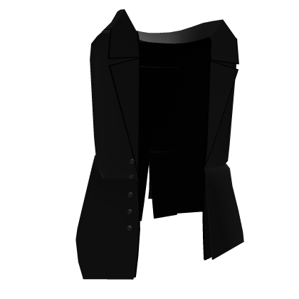 Pure Black Elegant Suit (Beltless)