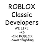 ROBLOX Classic Developers