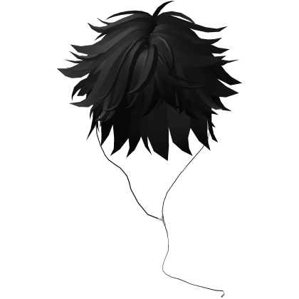 Y2K emo boy with headphones, black hair