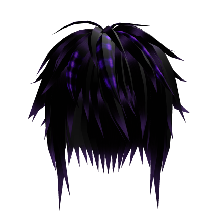 Vkei Emo Rockstar Purple Highlights Long Male Hair Roblox item