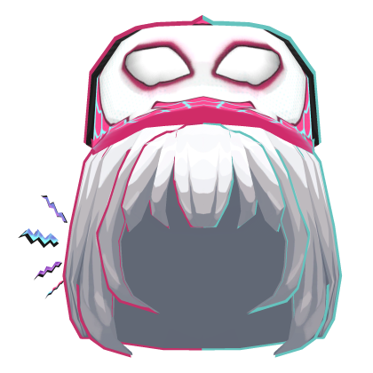 Gwen Spider-Man Cap White Hair {🕷️} Roblox item