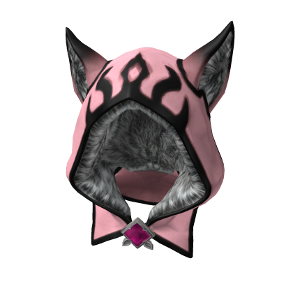 Pink Fox Hood