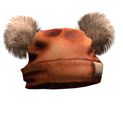 Y2K Double Fur Pom Beanie (Orange)
