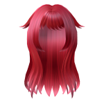 Red Foxy Anime Hair