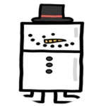 Snowman Fridge
