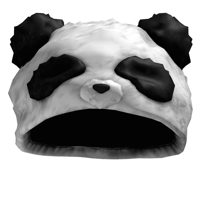 fluffy panda hat