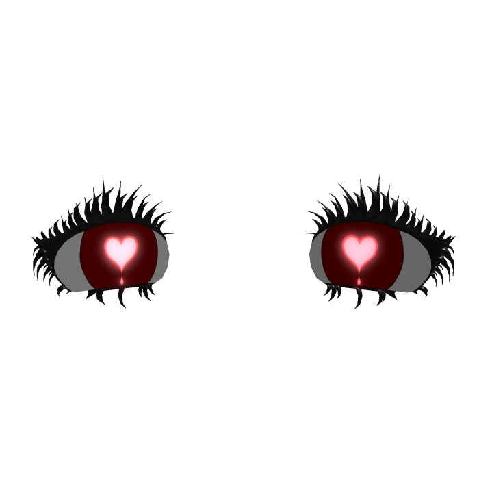 Red Glowing Anime Heart Eyes [EMISSIVE!]