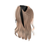 Blonde Hair With Black Ribbon