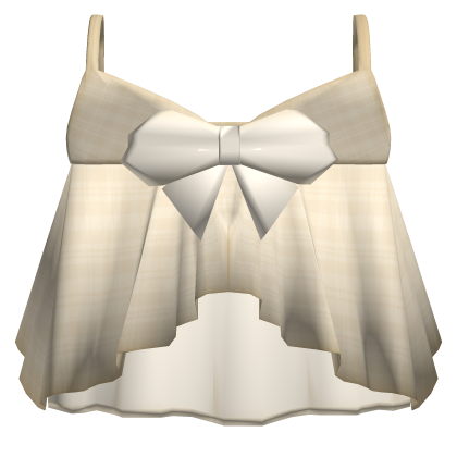 ♡ cute blonde ruffle lace dress w bow Roblox item