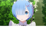 The blue hair's