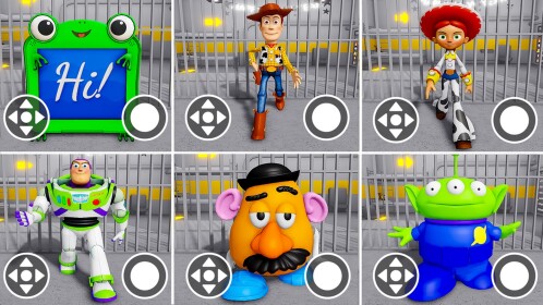 TOY STORY ครอบครัวตํารวจเรือนจำหลบหนี! (Obby)

