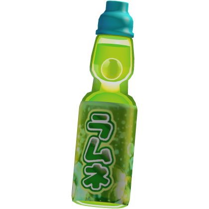 Green Japanese Ramune Soda Drink [Waist] Roblox item