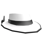 Black & White Angelic Fedora