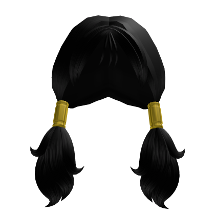 Videl Anime Hair Black (3.0) Roblox item