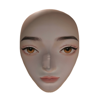 Woman Face Makeup - Yellow Eyes Roblox item
