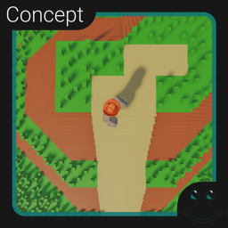 Basic Top-Down Voxel Game Concept