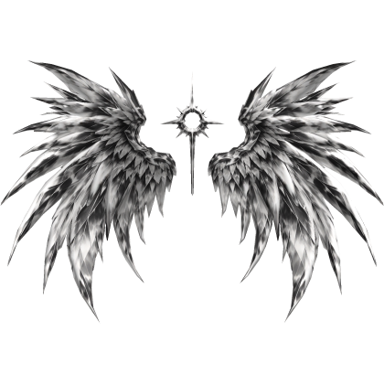 Big Monochrome Empyre Angel Wings