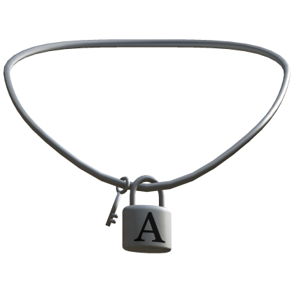 3.0 Silver Key Lock Initial - A thumbnail