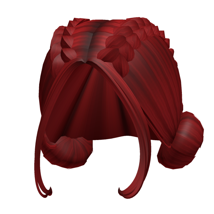 -',ৎ Preppy Braids to Low Buns in Red